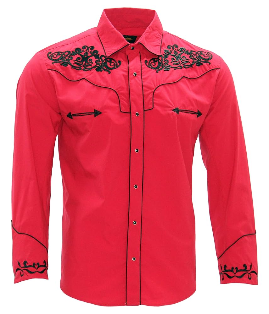 El General Cowboy Shirt Camisa Vaquera Western Wear Long